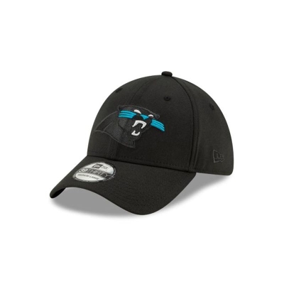 Carolina Panthers Gorra | New Era NFL Logo Elements 2.0 39thirty Stretch Fit Cap Mexico - Negros